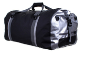 90L 방수 여행 가방은 야영하는 검은 여행 납작한 원통형 긴 가방에 은을 입힙니다 협력 업체