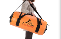60L 오렌지색 방수 여행 가방 600D 스포츠 더플 가방 대형여행가방 어깨 협력 업체