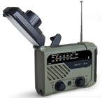 휴대용 LED 손전등 전등 태양 전력 NOAA 날씨 라디오 캠핑 협력 업체