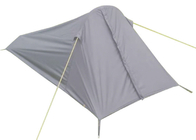 PU 코팅 190T 폴리에스터 이중층 야외 캠핑 텐트 1인용 방수 검은색 협력 업체
