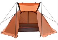 오렌지색 야외 야영 텐트 210X150X120cm 210D 폴리에스테르 찢어지는 것을 막도록 가공된 PU2000mm 만년설 협력 업체