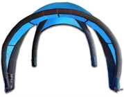 현대 뜨거운 인기 상품 옥외 차양 차일 경량 휴대용 파란 옥스포드 TPU 팽창식 X 천막 3M*3M를 주문 설계하십시오 협력 업체