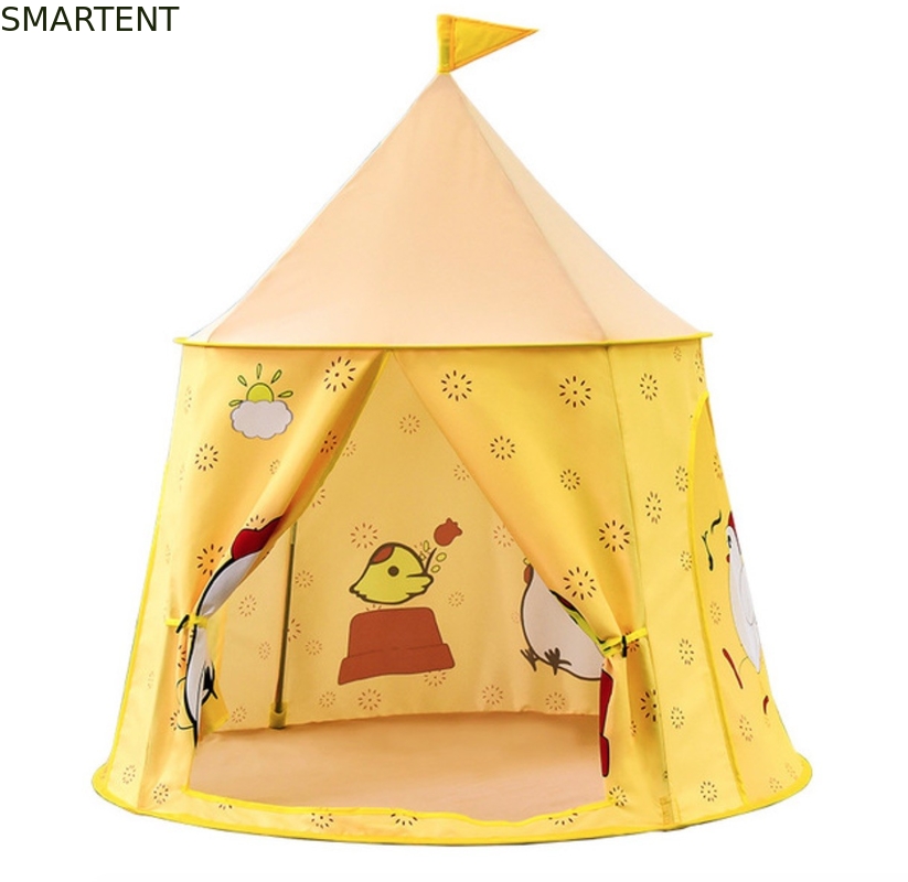 집 H120XD116cm을 하는 작은 폴리에스테르 원추형 천막집 팝업 야외 야영 텐트 아이들 협력 업체