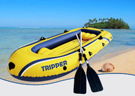 노란 바닷가 여행자 PVC 팽창식 배, 수중 스포츠를 위한 팽창식 늑골 배 협력 업체