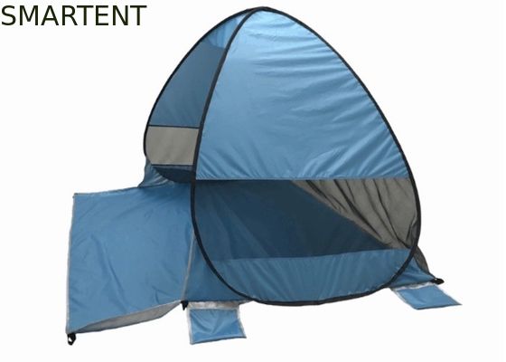 구입하다 200x165x130CM 190T 폴리에스터 팝업 비치 텐트 블루 야외 캠핑 차양 온라인 제조
