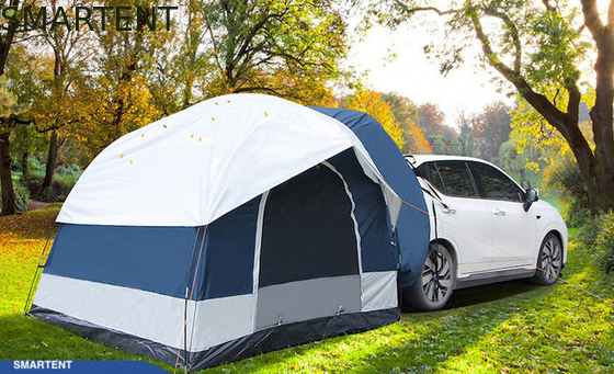 2인 250*250*200CM 방수 PU2000MM 코팅 블루 210D 폴리에스터 야외 지붕 텐트 SUV 픽업 Shelter 협력 업체