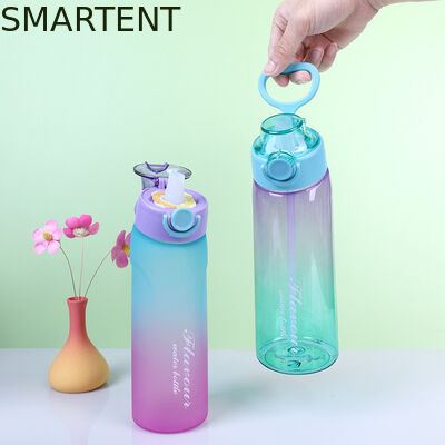 Eco-Friendly BPA Free Fragrance Ring 700ML Workout Water Bottles With Straw And Durable For Your Business Demands 협력 업체