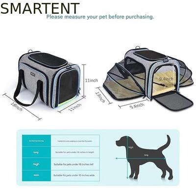 Dogs Cats and Rabbits Cute Pet Supplies Playful Style Chew Play Sleep Functions Gray Cationic Polyester Multi-Purpose Outdoor Travel Carry HandBag 협력 업체