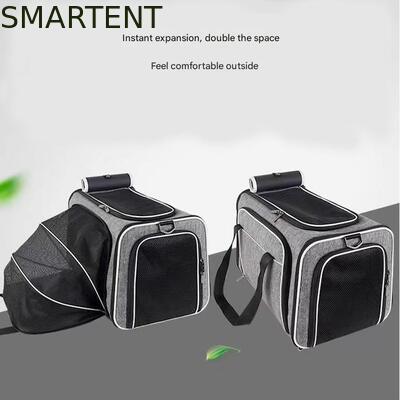 Dogs Cats and Rabbits Cute Pet Supplies Playful Style Chew Play Sleep Functions Gray Cationic Polyester Multi-Purpose Outdoor Travel Carry HandBag 협력 업체