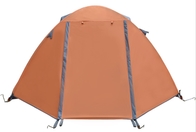 오렌지색 외부 야영 쇄도는 만년설을 위해 210D 찢어지는 것을 막도록 가공된 210X180X130cm을 텐트로 덮습니다 협력 업체