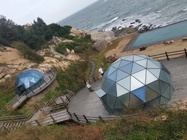 사치스러운 알루미늄 프레임 공 유리 돔 텐트 스타 덮개 3 미터 협력 업체
