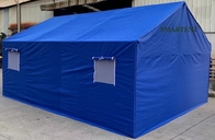 푸른 재난구호 텐트 옥스퍼드 철골 튜브 프레임 야외 행사 텐트 일시적 차폐재 3X4M 협력 업체