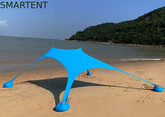 구입하다 푸른 라이카 폴리에스테르 팝업 해변 선 쉐이드 텐트 Uv 보호 210X210X170CM 온라인 제조