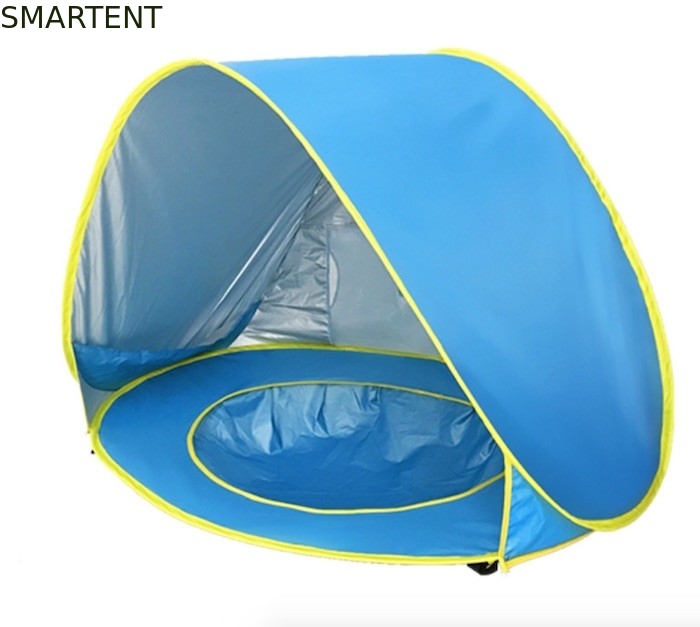 아기 행위 120 Ｘ 80 Ｘ 70CM을 위한 190T 은 콜로이티드 폴리에스테르 팝업 텐트를 맞추어주세요 협력 업체