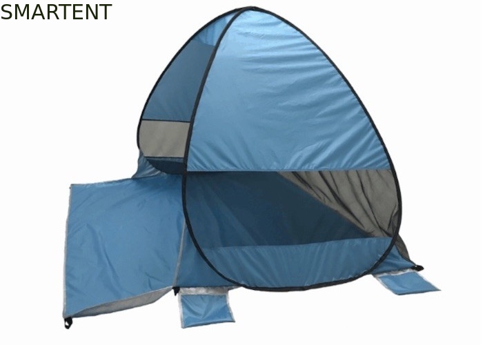 200x165x130CM 190T 폴리에스터 팝업 비치 텐트 블루 야외 캠핑 차양 협력 업체