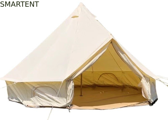 가족 캠핑 벨 텐트 코어 PU3000mm 코팅 285G 면화 바람 막기 400*400*250CM 협력 업체