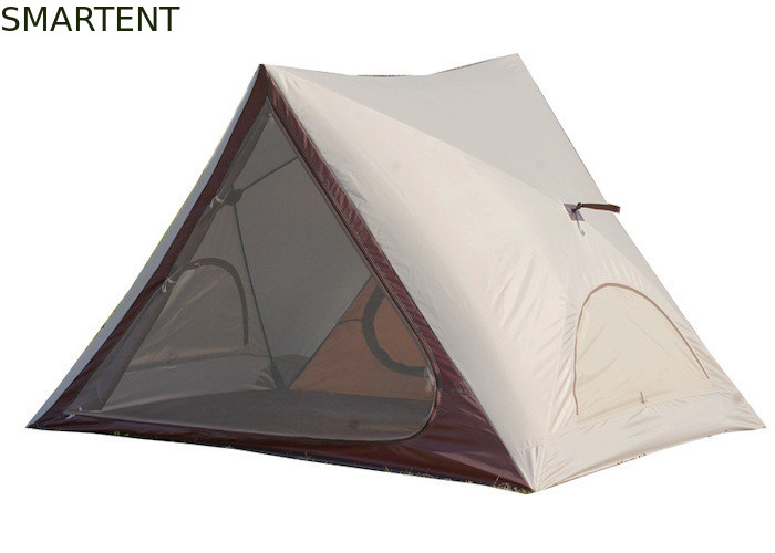 150X200X130CM 야외 휴대용 방수 PU2000MM 코팅 210T 폴리에스터 삼각형 모양 디자인 팝업 캠핑 텐트 완전 자동 빠르게 열 수있는 해변 천장 협력 업체