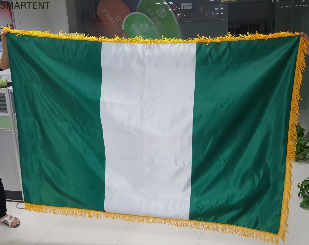 국가적인 3X5 족부 두배여서 인쇄하는 모든 국기는 나일론 폴리에세르를 측면을 댔습니다 협력 업체