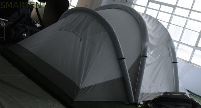 열 가소성 폴리우레탄 수지 남극 부풀게할 수 있는 야외 텐트 부풀게할 수 있는 에어 돔 텐트 방수 코팅된 폴리에스터 협력 업체